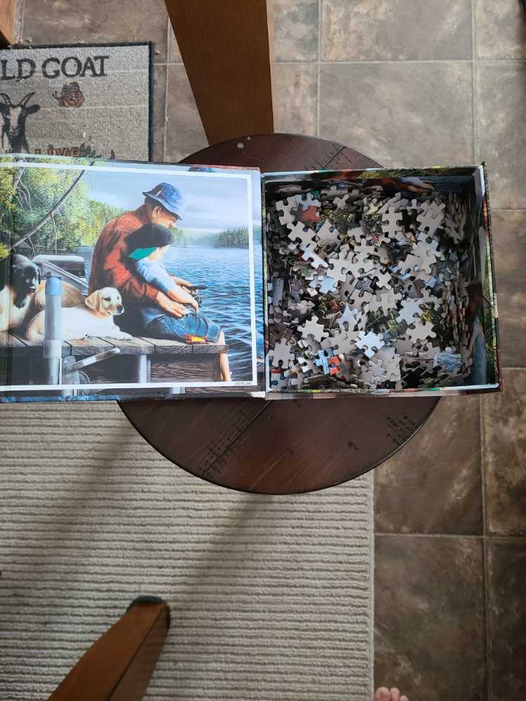 Memories: Fishing With Grandpa - Keepsakes puzzle collectible - Main Image 2