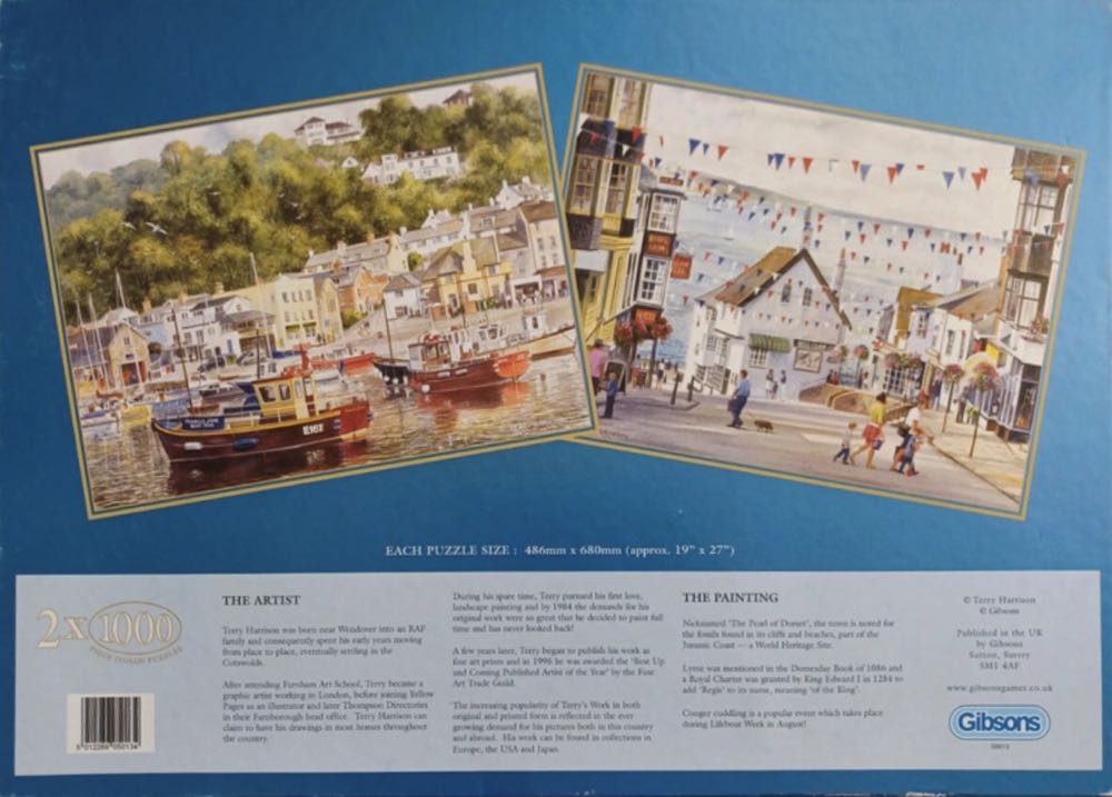 Lyme Regis - Gibsons puzzle collectible [Barcode 5012269050134] - Main Image 2