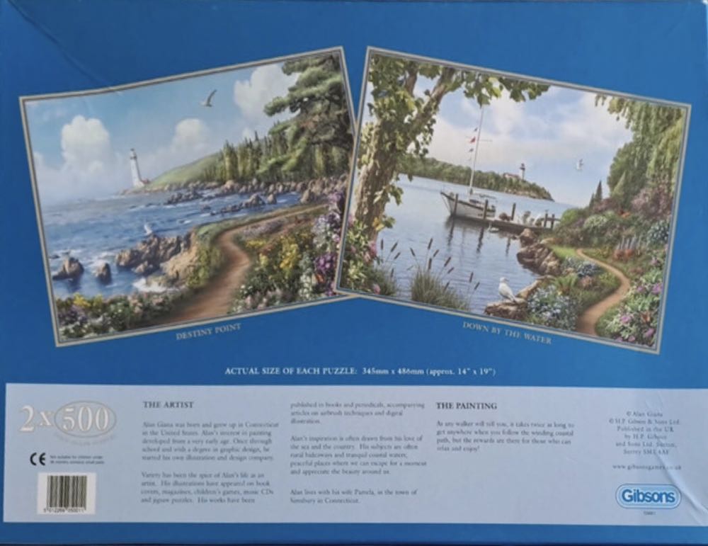 Coastal Paths - Gibsons puzzle collectible [Barcode 5012269050011] - Main Image 2