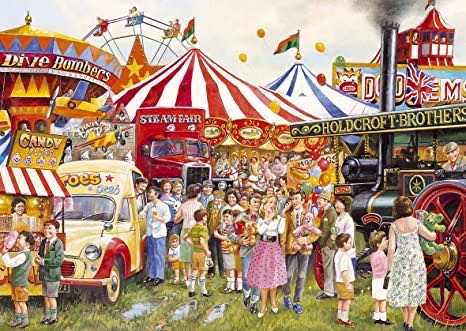 Candyfloss & Carousels - Gibsons puzzle collectible [Barcode 5012269030471] - Main Image 2