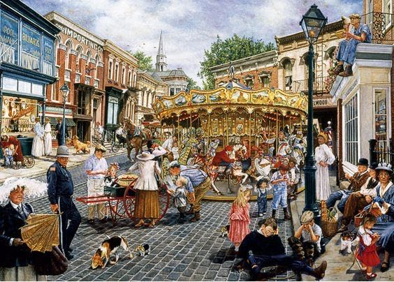 The Carousel - Gibsons puzzle collectible [Barcode 5012269004526] - Main Image 3