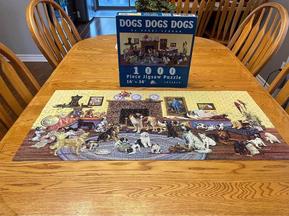 Dogs Dogs Dogs - Ceaco puzzle collectible - Main Image 3
