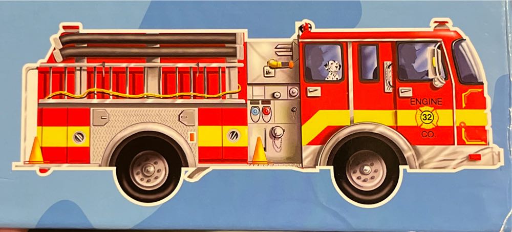 Giant Fire Engine Floor Puzzle - Melissa And Doug puzzle collectible [Barcode 000772104364] - Main Image 2