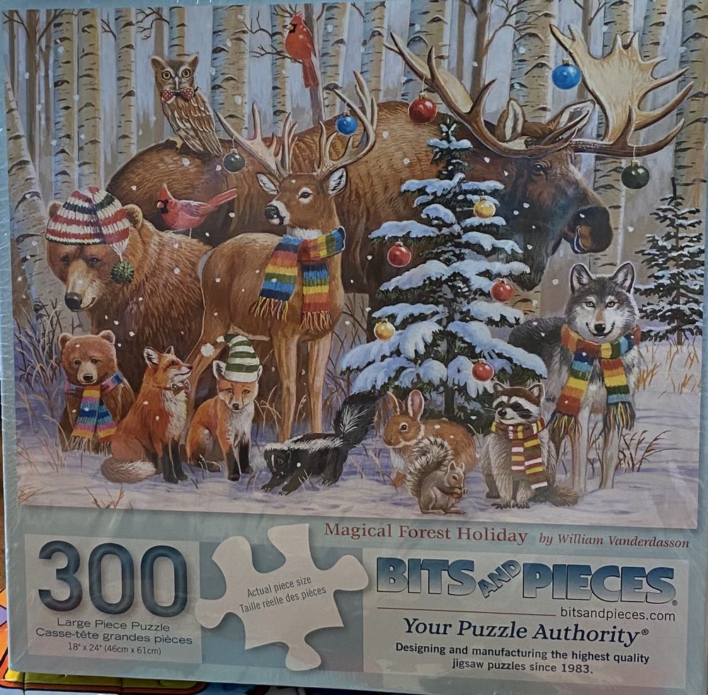 Magical Forest Holiday  - Bits & Pieces puzzle collectible [Barcode 192949054678] - Main Image 2