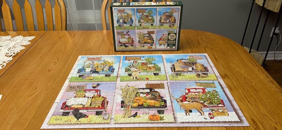 Farmers Market Trucks - From Stephanie - Cobble Hill puzzle collectible - Main Image 2