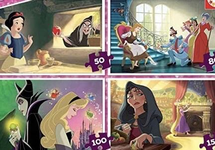 multi 4 Disney Princesses🟦 - Educa puzzle collectible [Barcode 8412668176379] - Main Image 2