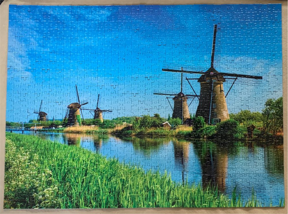 Windmolens bij Kinderdijk - King puzzle collectible [Barcode 8710125558851] - Main Image 2