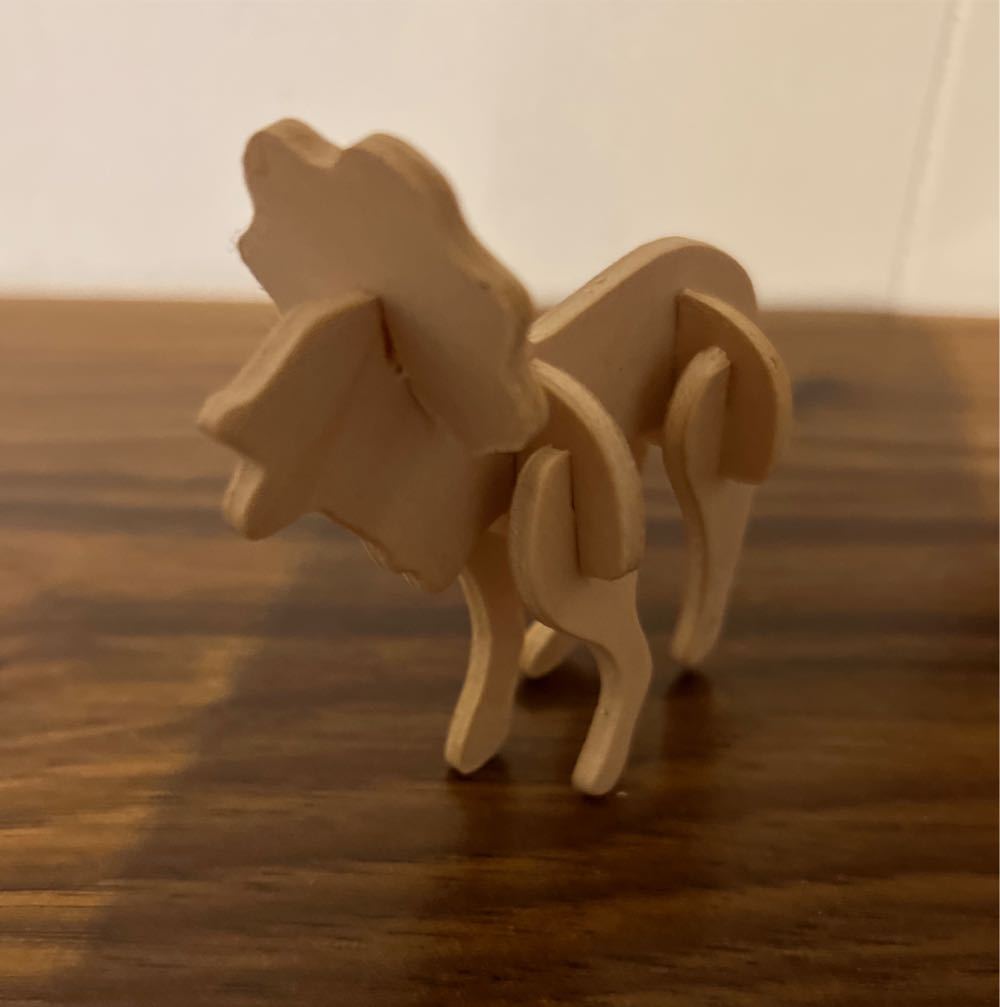 Mini Lion  puzzle collectible - Main Image 2