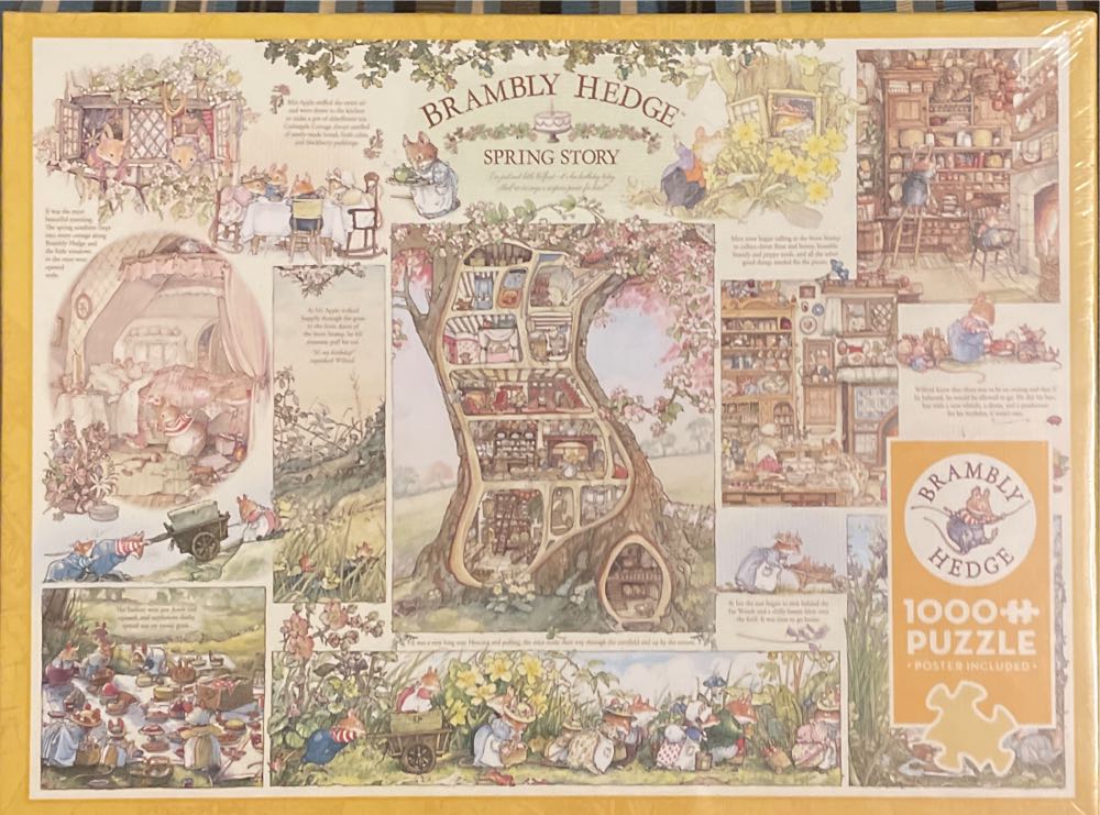 Brambly Hedge Spring Story - Cobble Hill Puzzle Company puzzle collectible [Barcode 625012400152] - Main Image 2