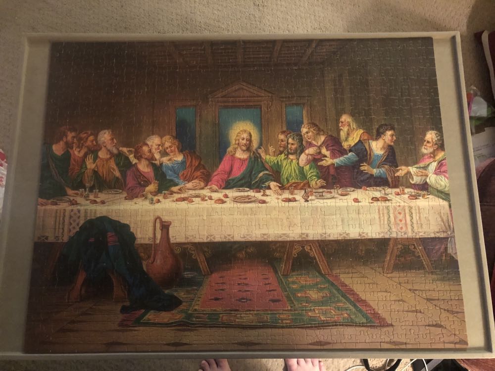 The Last Supper - Milton Bradley puzzle collectible - Main Image 2