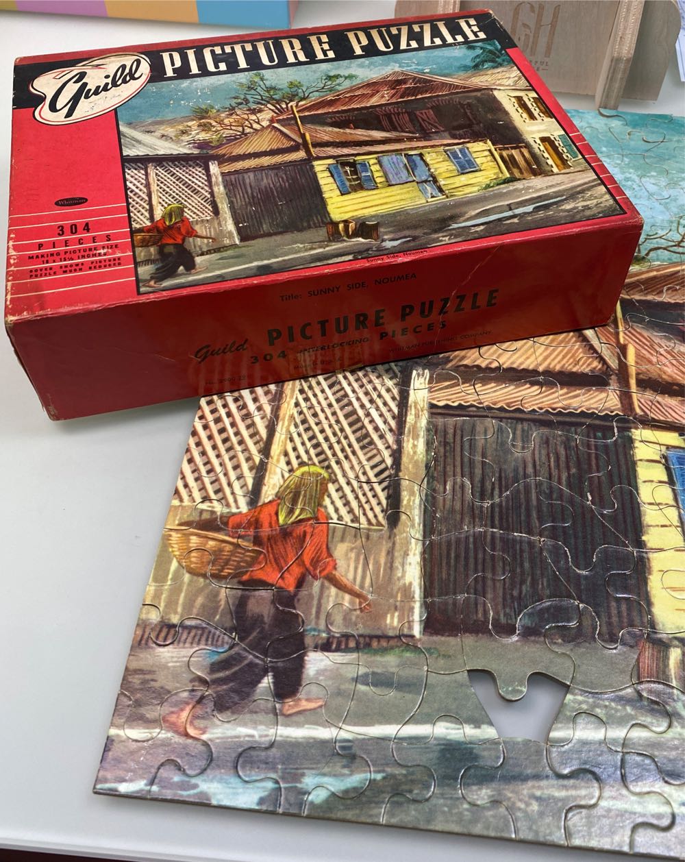 Sunny Side, Noumea - Whitman puzzle collectible - Main Image 4