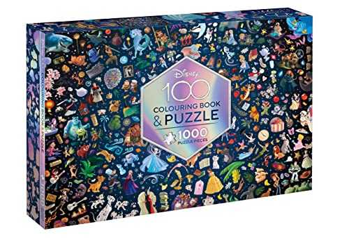 Disney 100: Puzzle & Colouring Book  - Scholastic Australia 🇦🇺 puzzle collectible [Barcode 9781761295683] - Main Image 1