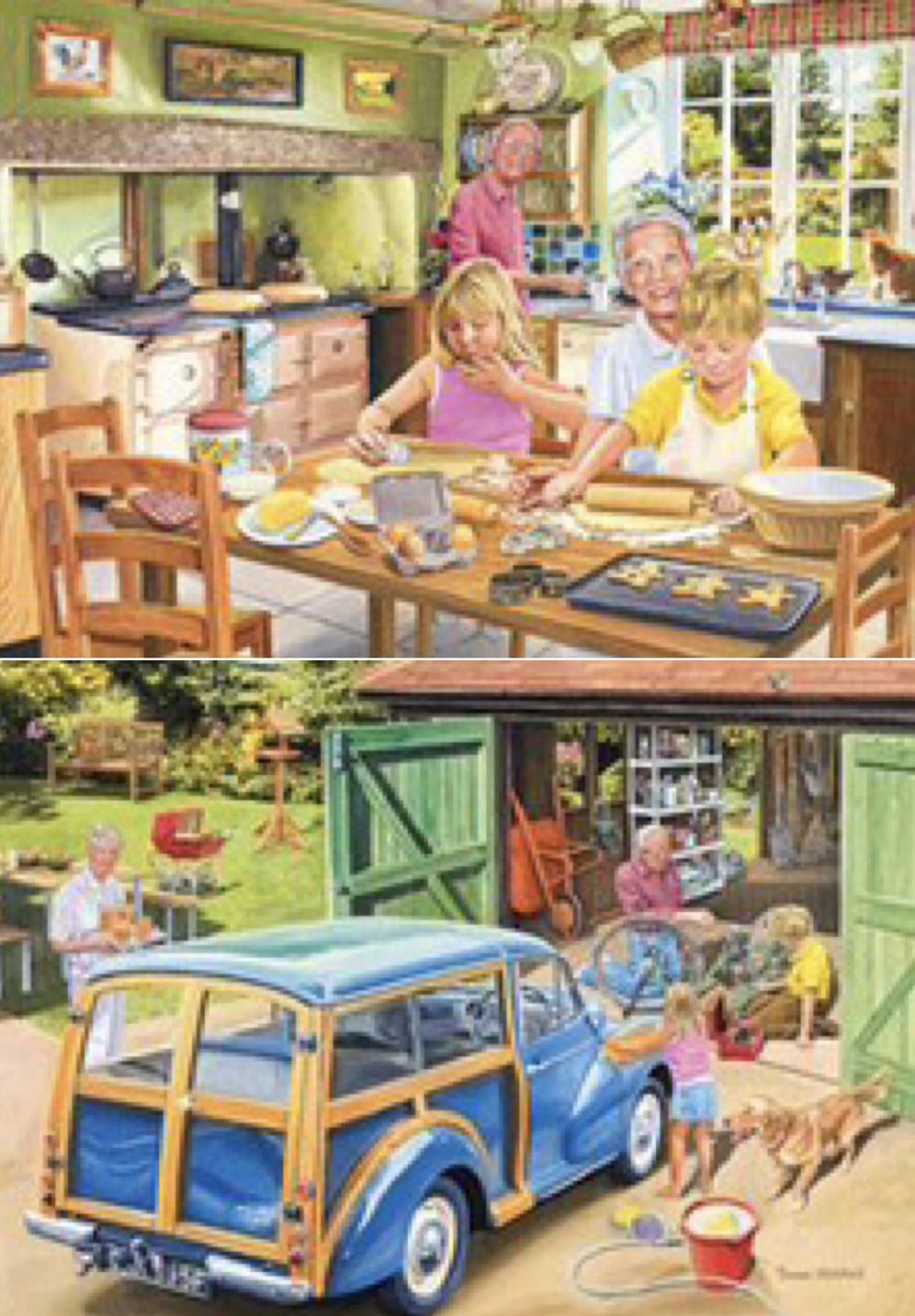 A Day With Grandma And Grandad - Ravensburger 🇬🇧 puzzle collectible [Barcode 4005556140725] - Main Image 2