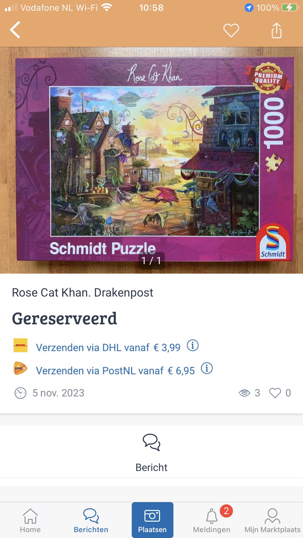 Dragon Mail - Schmidt puzzle collectible [Barcode 4001504575847] - Main Image 4