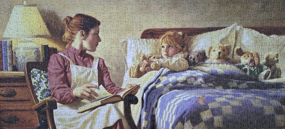 Bedtime Story - Cobble Hill puzzle collectible [Barcode 625012516952] - Main Image 3