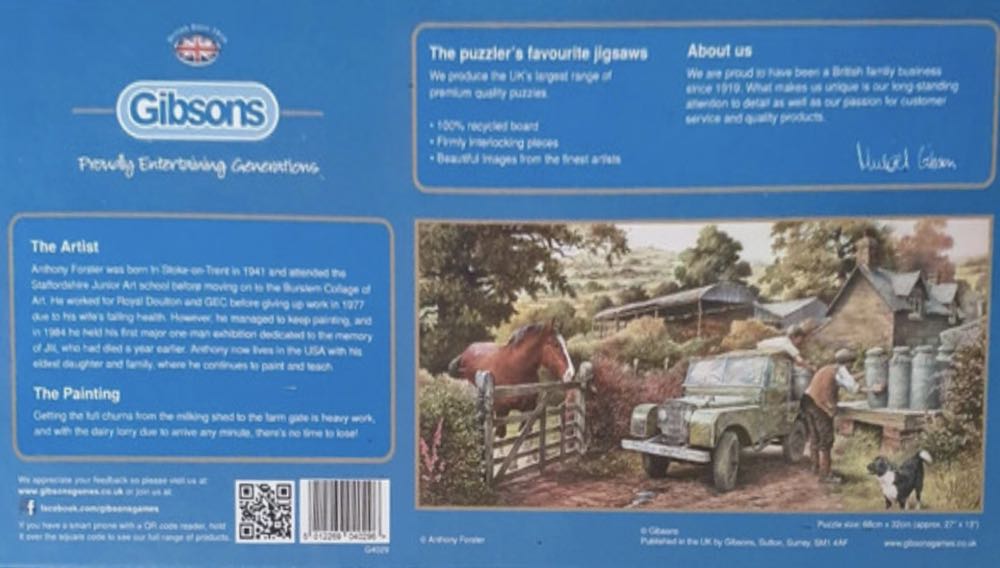 Country Companions - Gibsons puzzle collectible [Barcode 5012269040296] - Main Image 4