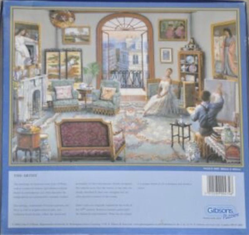 Artists Studio - Gibsons puzzle collectible [Barcode 5012269004748] - Main Image 3