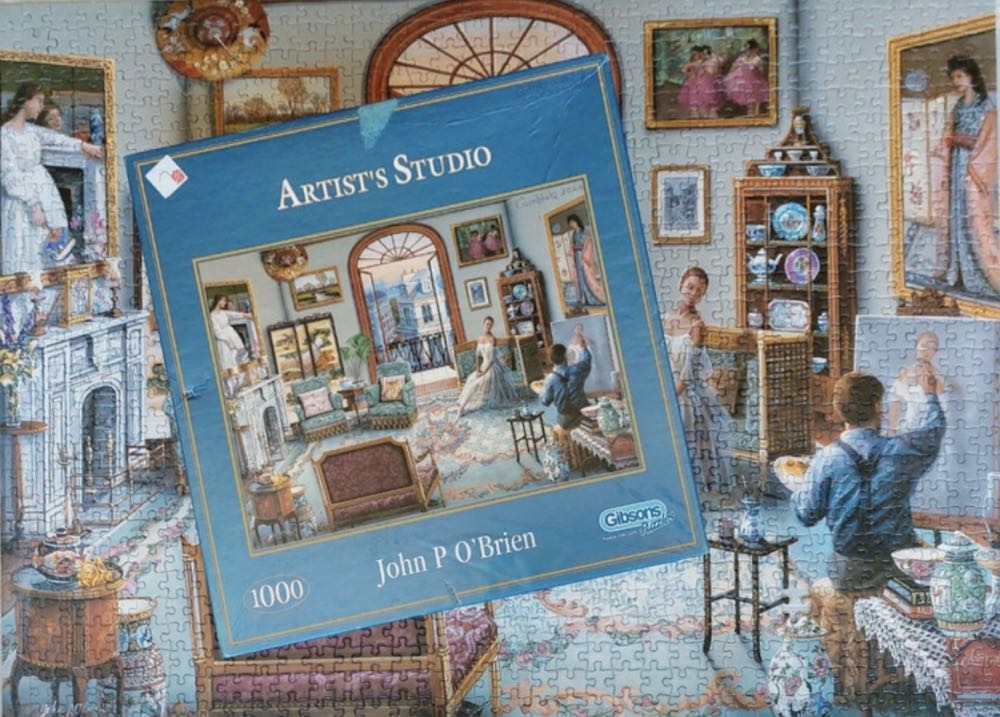 Artists Studio - Gibsons puzzle collectible [Barcode 5012269004748] - Main Image 4