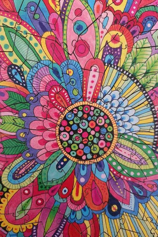 Indecision Mandala - Wentworth Wooden Puzzles puzzle collectible [Barcode 6050265353193] - Main Image 3