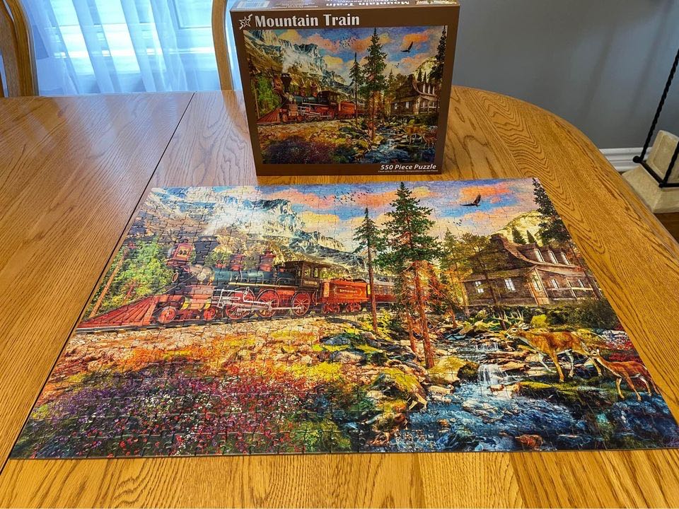 Mountain Train - TCG Toys puzzle collectible - Main Image 2
