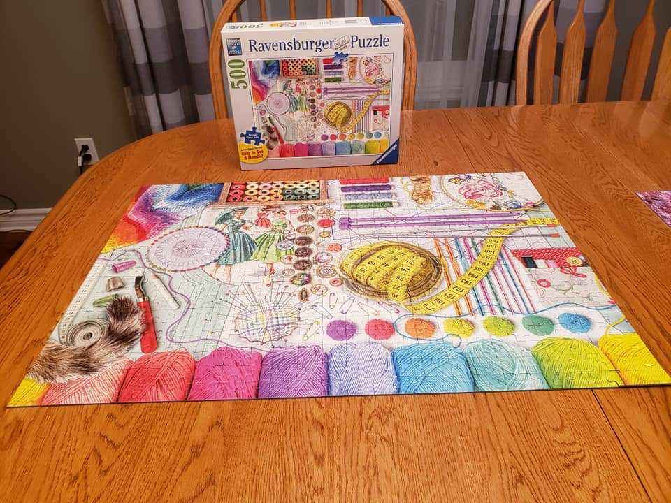 Needlepoint Station - Ravensburger puzzle collectible - Main Image 2