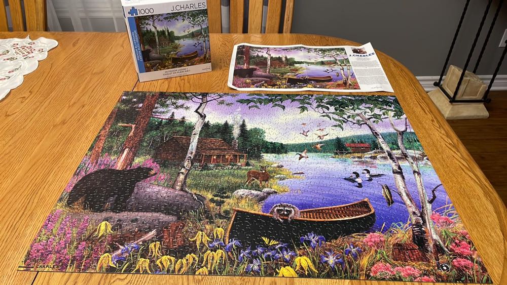 Outdoor Lodge 1 - Buffalo puzzle collectible - Main Image 2