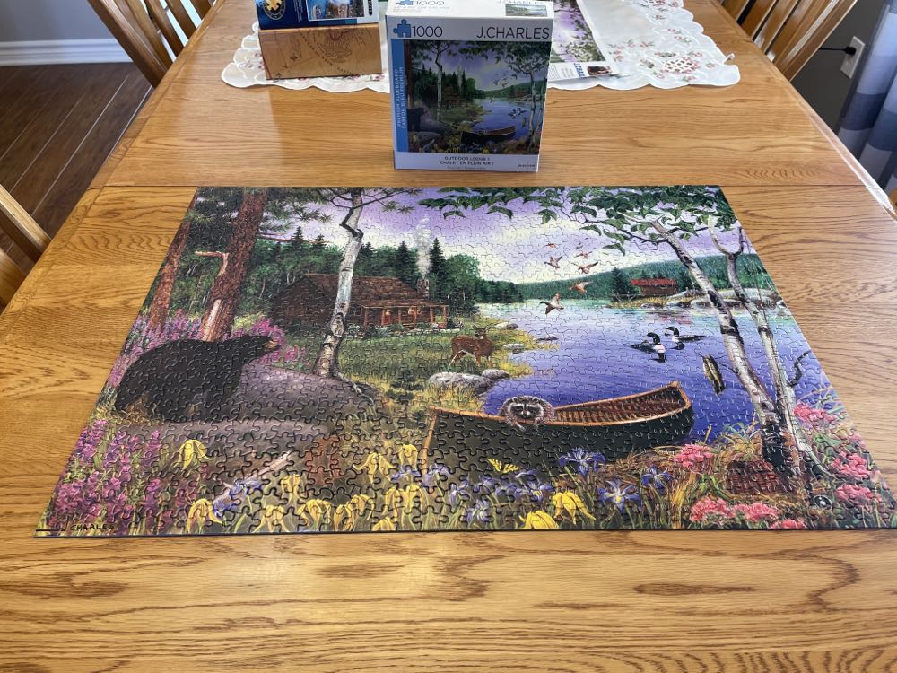 Outdoor Lodge 1 - Buffalo puzzle collectible - Main Image 3