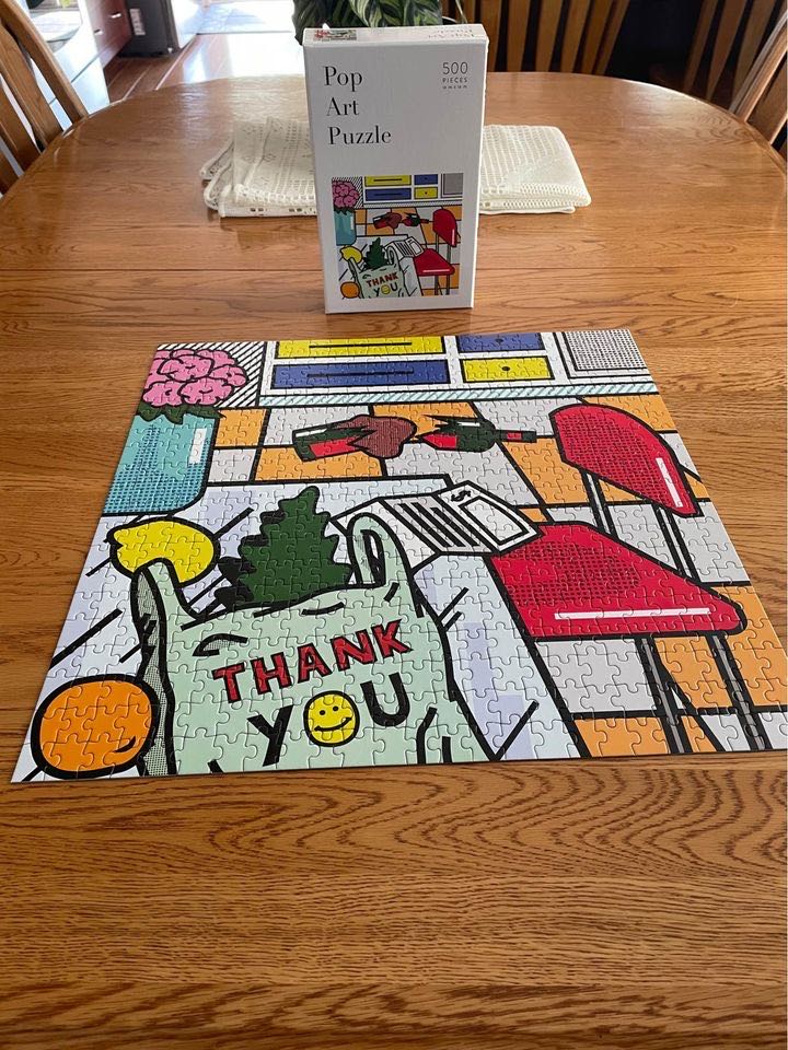 Pop Art Thank You - Pop Art puzzle collectible - Main Image 2