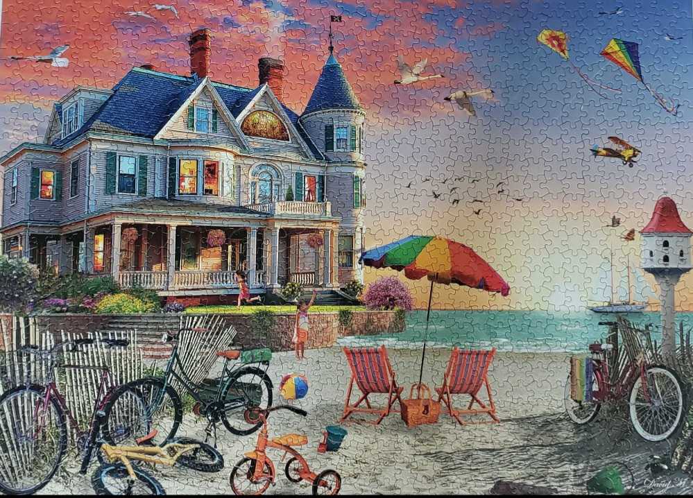 Seaside House - Ceaco puzzle collectible - Main Image 3