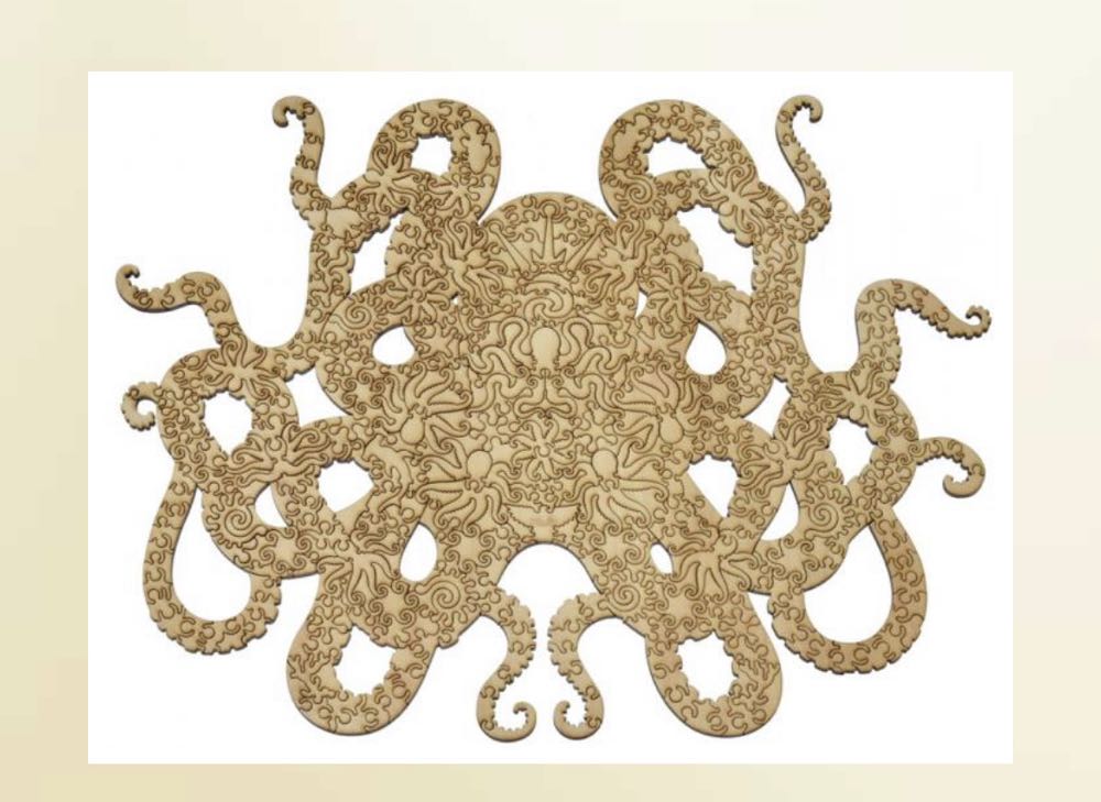 Octopus - Liberty Puzzles puzzle collectible - Main Image 2