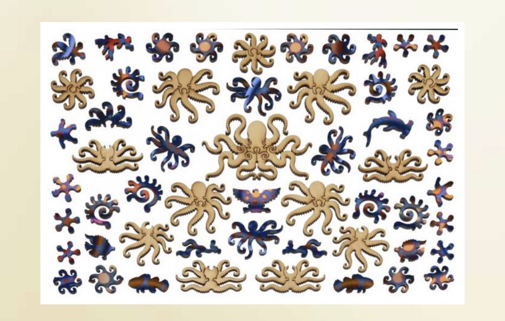 Octopus - Liberty Puzzles puzzle collectible - Main Image 3