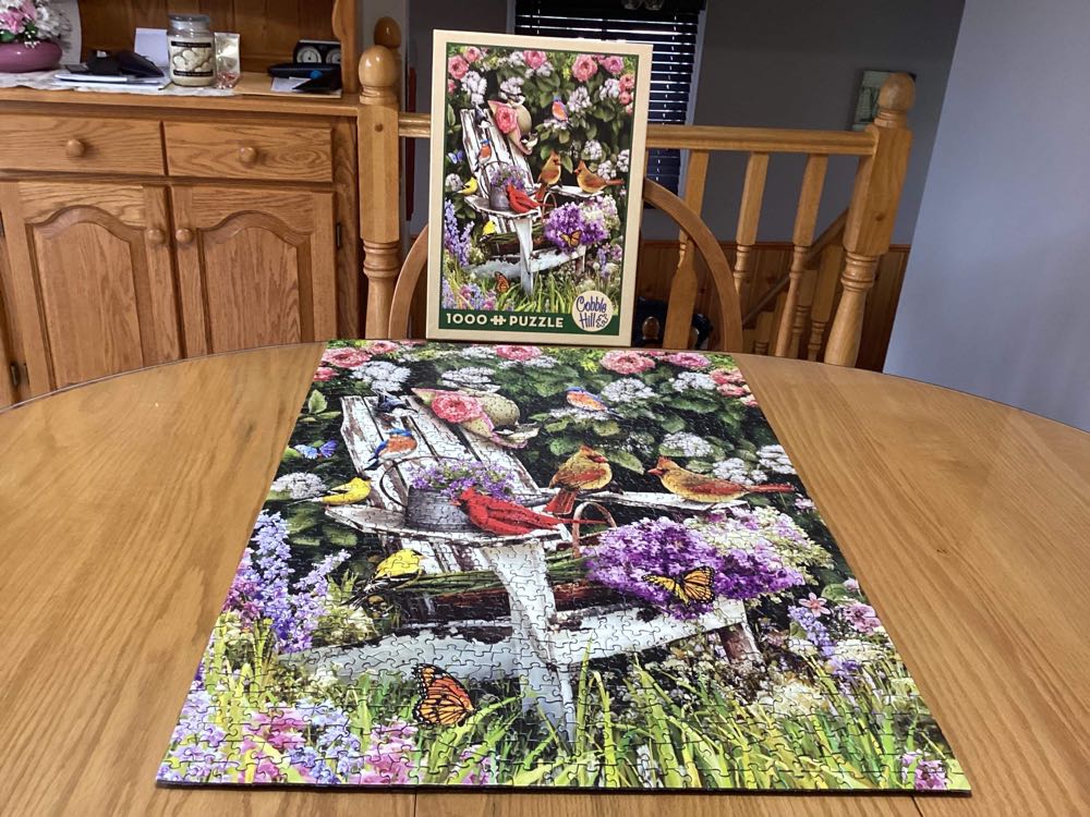 Summer Adirondack Birds - Cobble Hill puzzle collectible [Barcode 625012517867] - Main Image 2