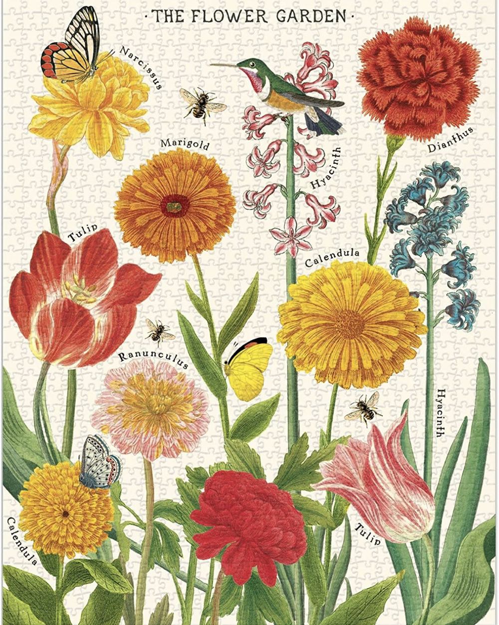 Flower Garden - Cavallini & Co puzzle collectible - Main Image 1