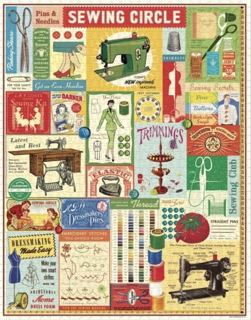 Sewing Circle - Cavallini & Co puzzle collectible - Main Image 1