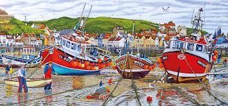 Seagulls At Staithes - Gibsons puzzle collectible [Barcode 5012269040456] - Main Image 2