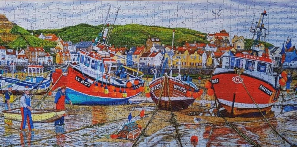 Seagulls At Staithes - Gibsons puzzle collectible [Barcode 5012269040456] - Main Image 3