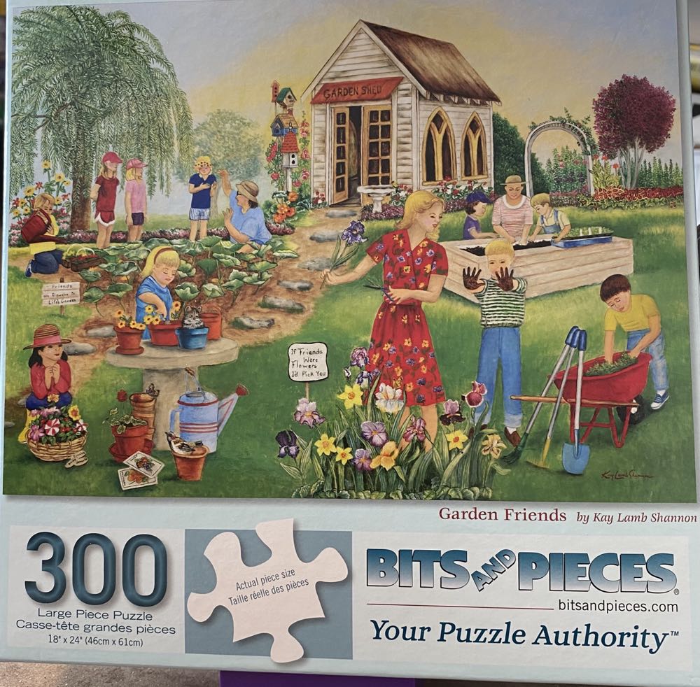 Garden Gathering - Master Pieces 🇨🇳 puzzle collectible [Barcode 192949060860] - Main Image 2