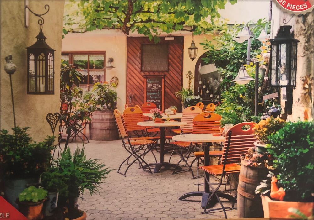 Café Terrace in Europe (TE KOOP € 2,50) - King puzzle collectible [Barcode 8710125055329] - Main Image 2