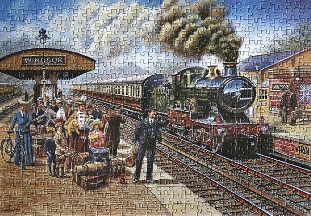 Truro to Windsor - Falcon de luxe puzzle collectible [Barcode 8710126156582] - Main Image 3