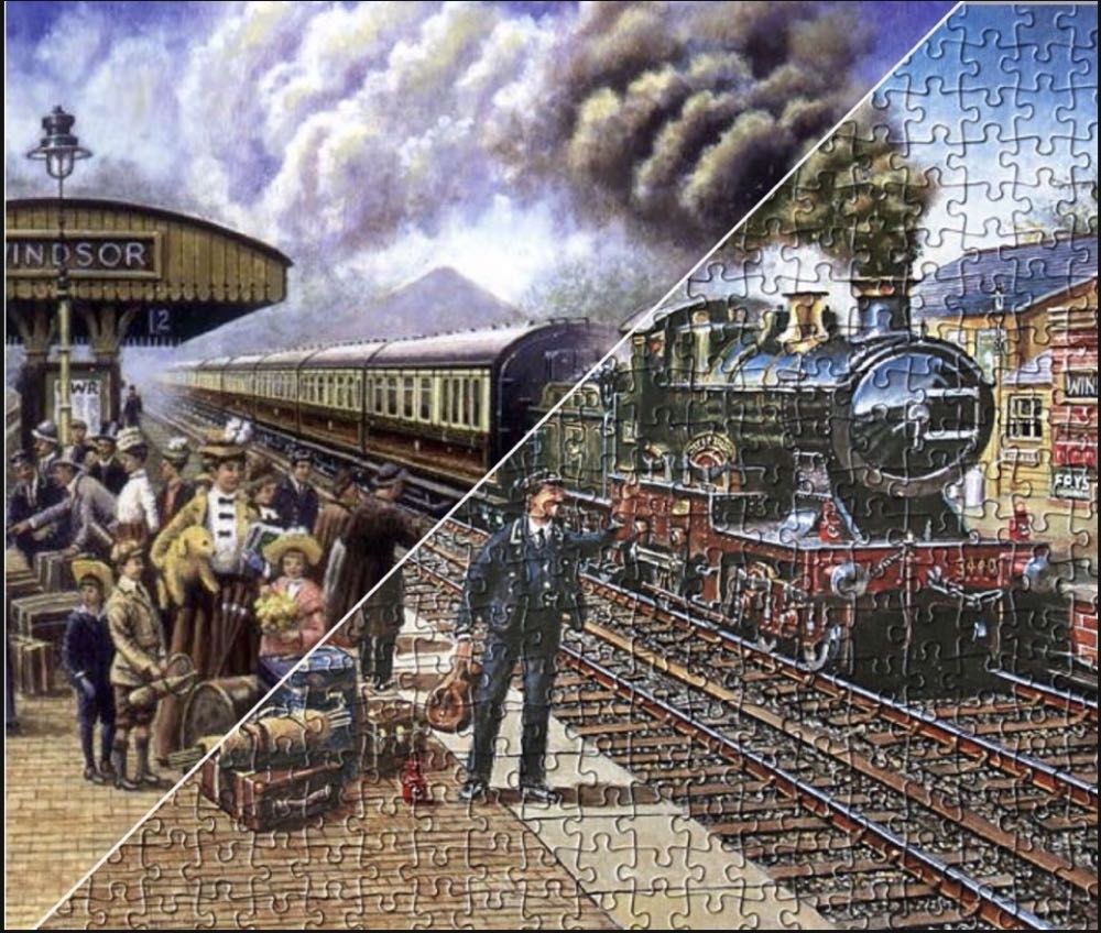 Truro to Windsor - Falcon de luxe puzzle collectible [Barcode 8710126156582] - Main Image 4