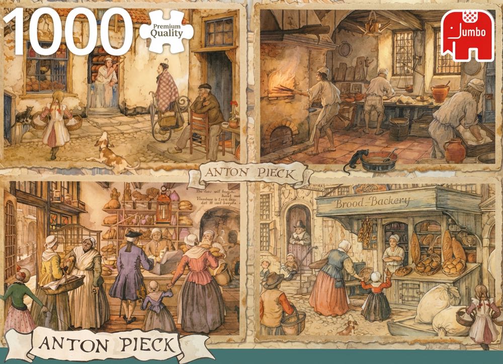 Anton Pieck Bakers From The 19th Century - Jumbo puzzle collectible [Barcode 8710126188187] - Main Image 2