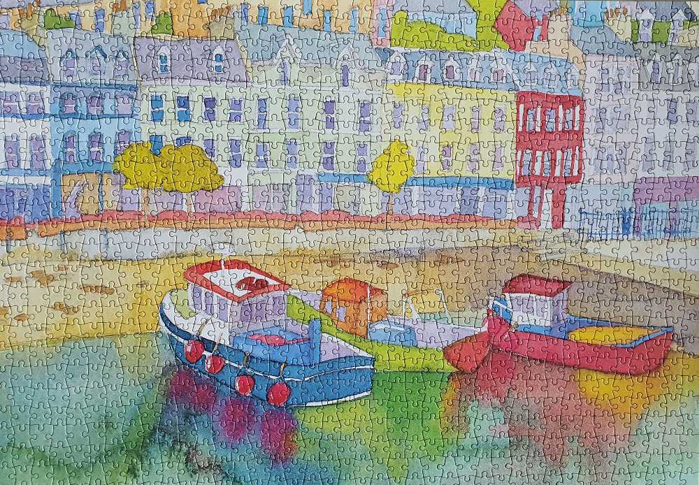 Harbour Brights - Great British Jigsaws puzzle collectible [Barcode 5056570502920] - Main Image 2