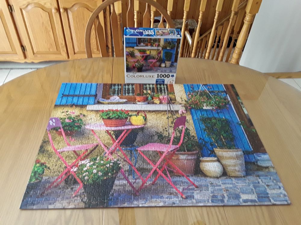 Terrace Of House In Province France - Colorluxe puzzle collectible - Main Image 2