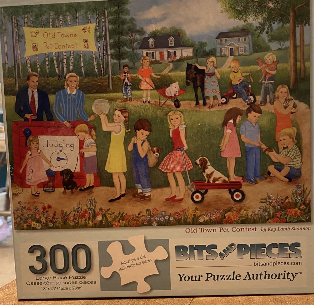 Bits And Pieces Old Town Pet Contest By Kay Lamb ... - Bits & Pieces puzzle collectible [Barcode 192949060846] - Main Image 2