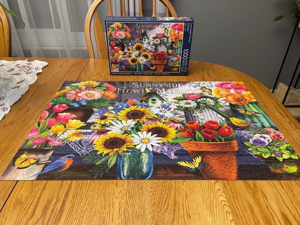 Sunny Side Flowers - Collector’s Puzzle puzzle collectible - Main Image 2