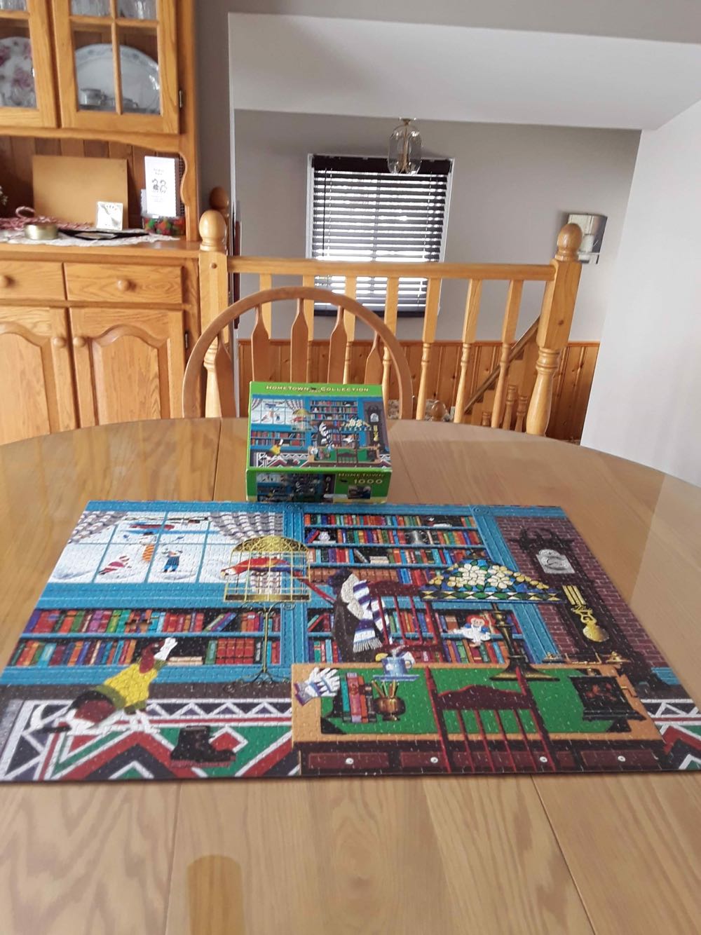 The Library - Hometown Collection puzzle collectible - Main Image 2