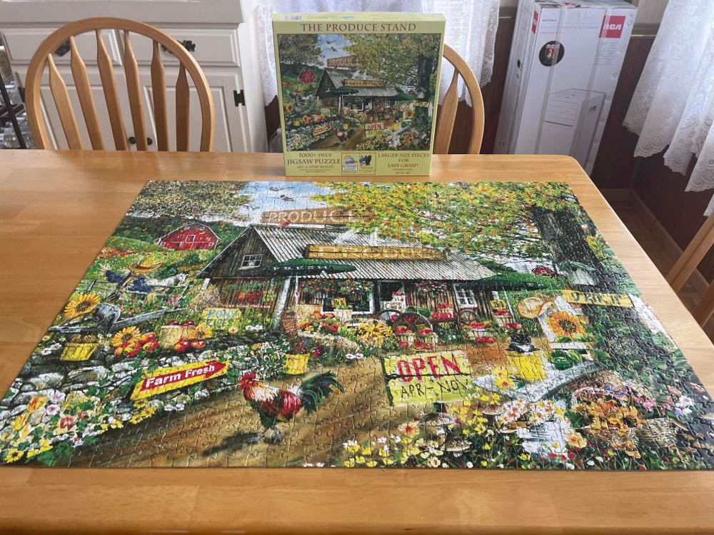 The Produce Stand - SunsOut puzzle collectible - Main Image 2