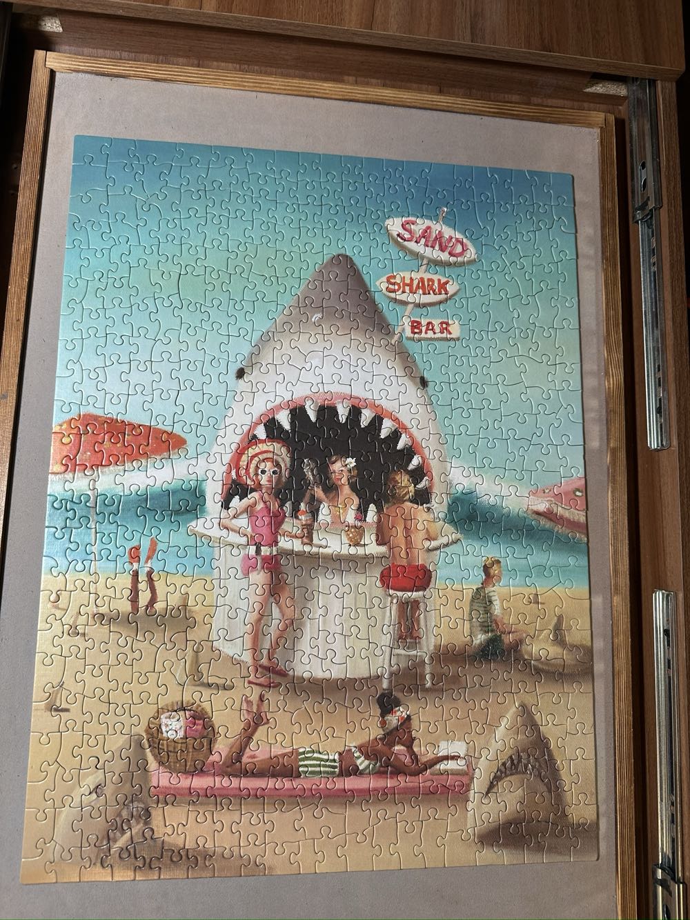 Sand Shark Bar - New York Puzzle Company puzzle collectible [Barcode 819844019266] - Main Image 2