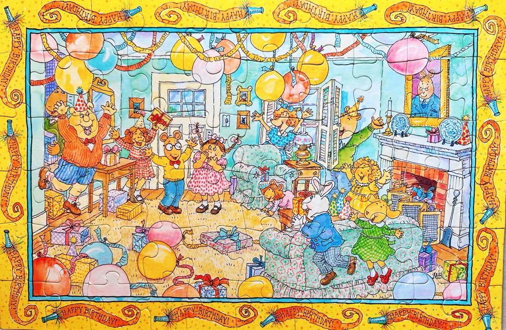 Arthur’s Birthday Puzzle  - Great American Factory Puzzle puzzle collectible [Barcode 010563006449] - Main Image 2