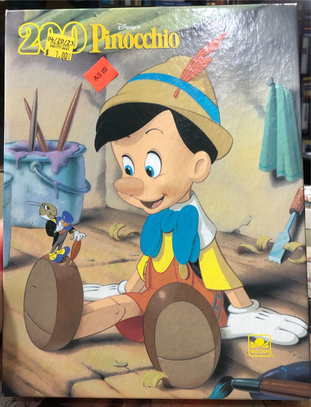 Pinocchio - Golden & Design puzzle collectible [Barcode 033500047169] - Main Image 1